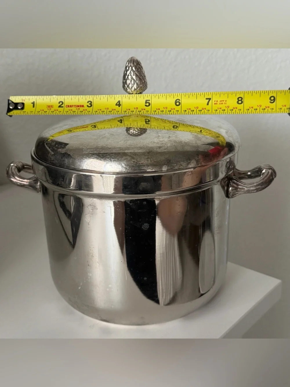 Vintage Silver Plated Ice-Bucket, Antique